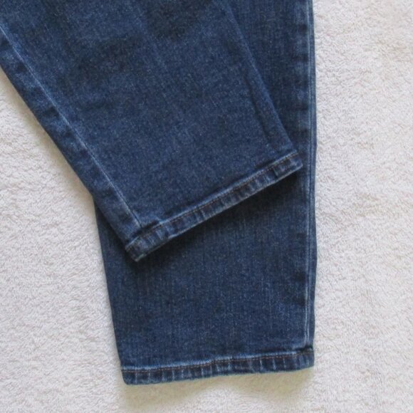 LOFT JEANS Size 16 High Rise Button Fly Skinny Denim - Picture 5 of 9